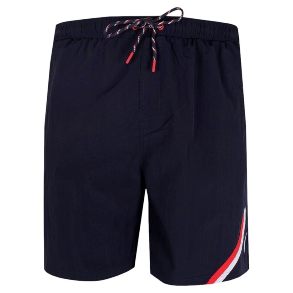 NAUTICA Men's Stripe Swim Short, Size S, Navy (4NV), NAT50225. Buyers Note