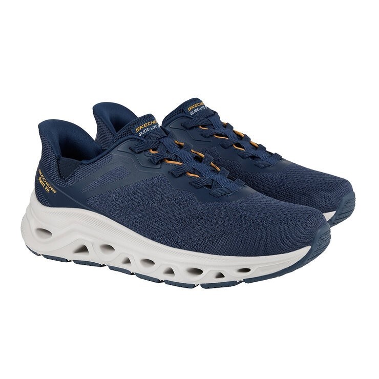 SKECHERS Men's Glide Lite Shoes, Size US9 / UK8, Navy (NVY), 255047. Buyer
