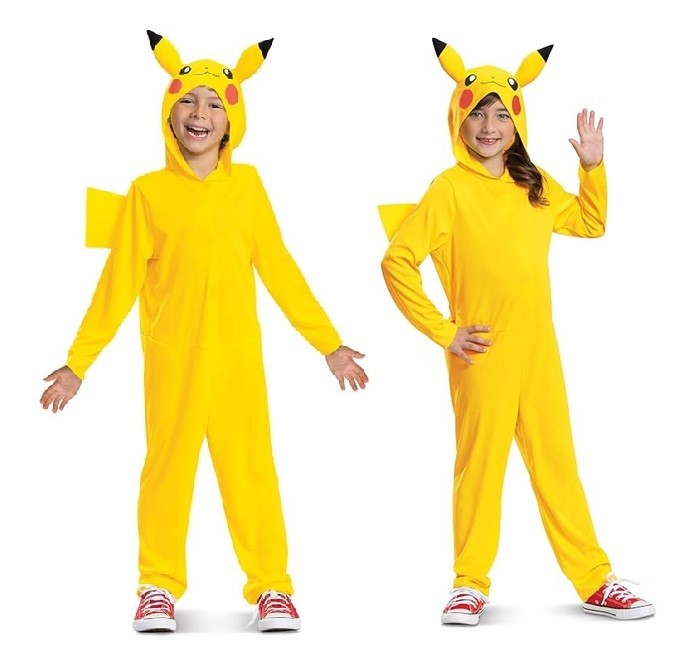 DISGUISE Pokemon Pikachu Child Costume, Size M (7-8) 129149K (1214EF01). B