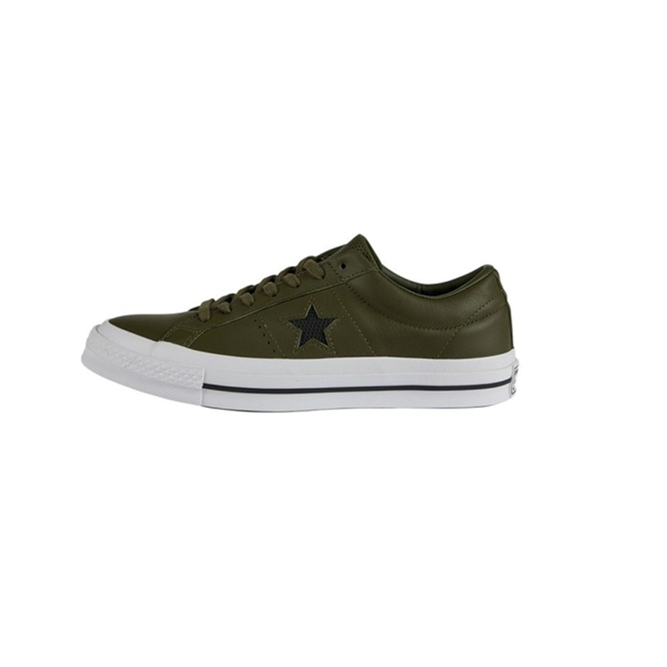 CONVERSE Unisex's One Star Ox Shoes, US10.5(M), 12.5(W), Herbal / Black / W