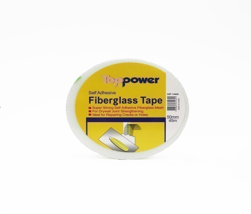 6 Rolls x FLEXPOWER Fibreglass Self Adhesive Mesh Tapes 50mm x 45M.