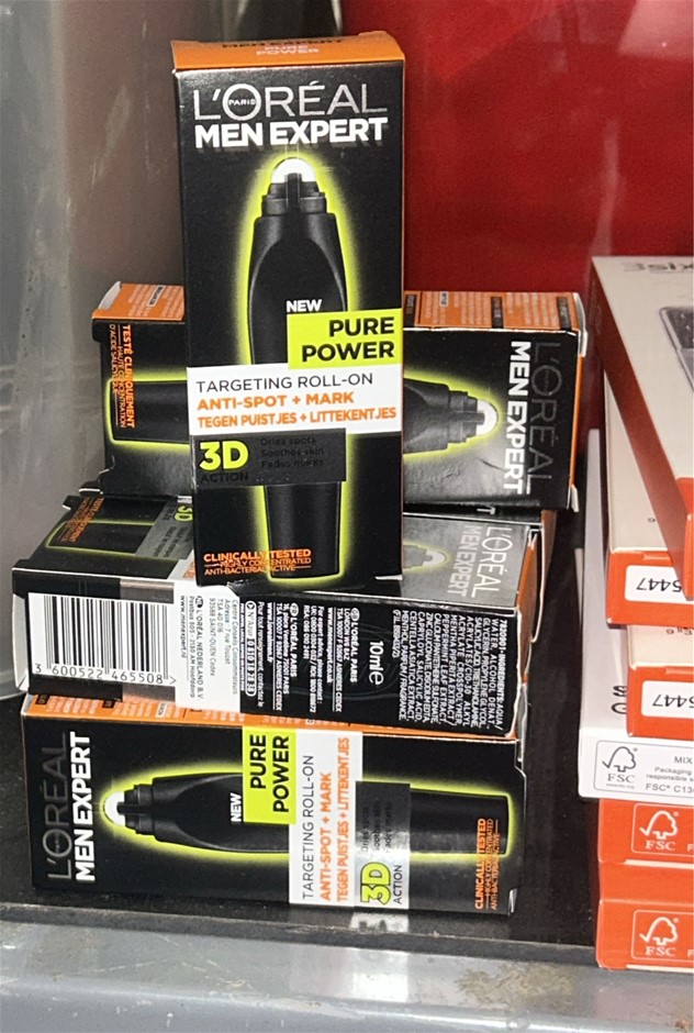 8x L'OREAL Men's Targeting Roll-On