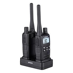 ORICOM UHF2400 2 Watt Handheld UHF CB Radio Twin Pack - LED torch, 80 chann
