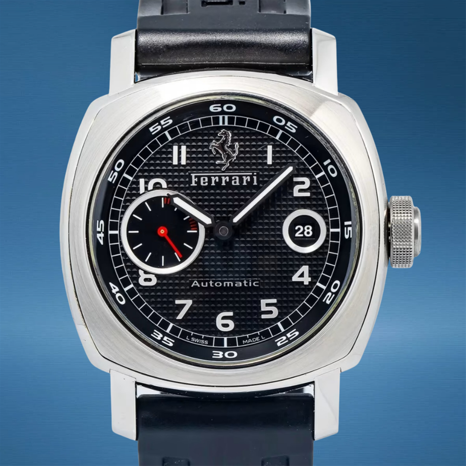 PANERAI FERRARI GRANTURISMO 44MM STAINLESS STEEL FER00001 BXP & COA