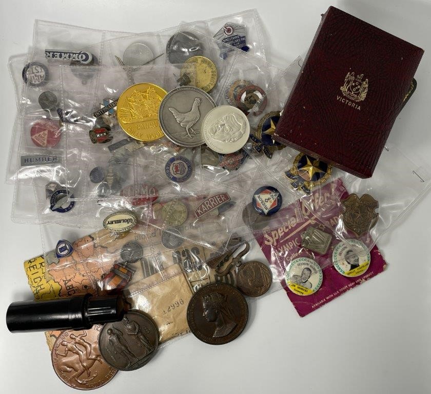 Approx. 65 x Asstd AU and World Memorabilia, c.1800s-1900s