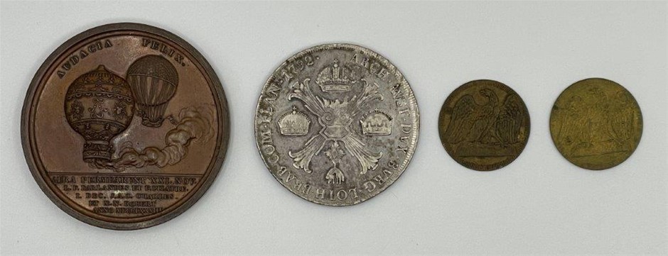 4 x Asstd European Medallions and Jetons C.1783-1792,