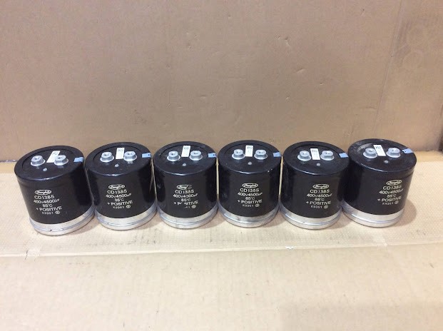Jianghai CD138S 400v4500µF Electrolytic Capacitor (Lot of 6)