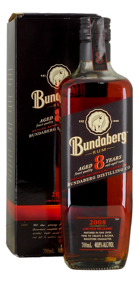 Bundaberg Rum 8 Year Old (1x 700mL), QLD