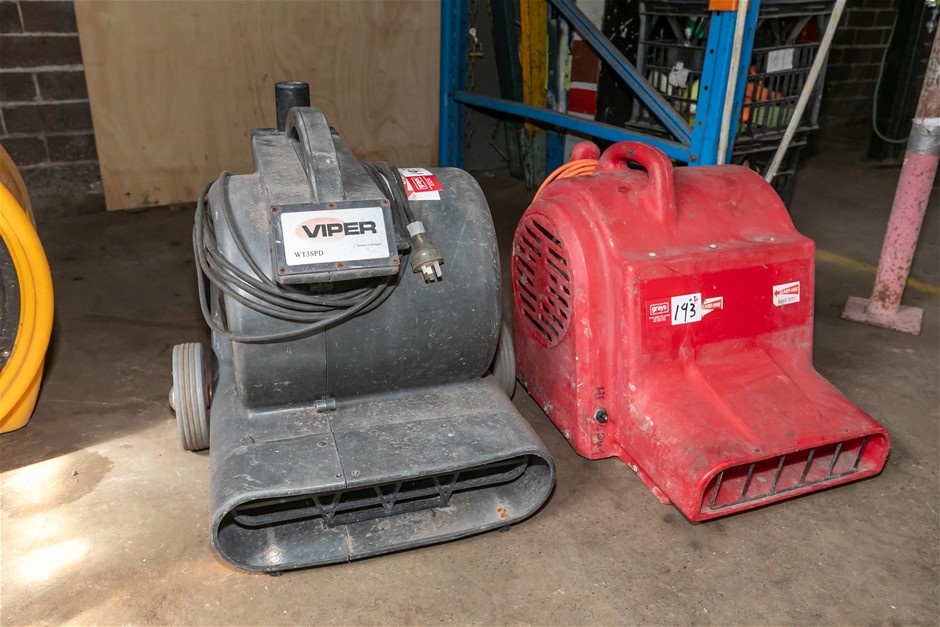 Industrial Carpet/Floor Air Blower Dryers