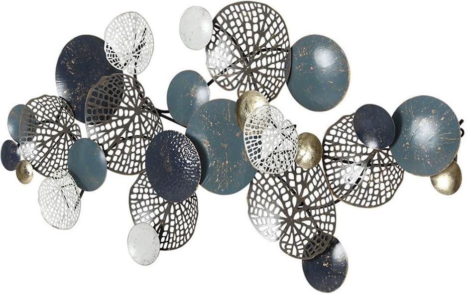 ARTISS Wall Art for Living Room, 132cm Length Hanging Sculpture Modern Leaf