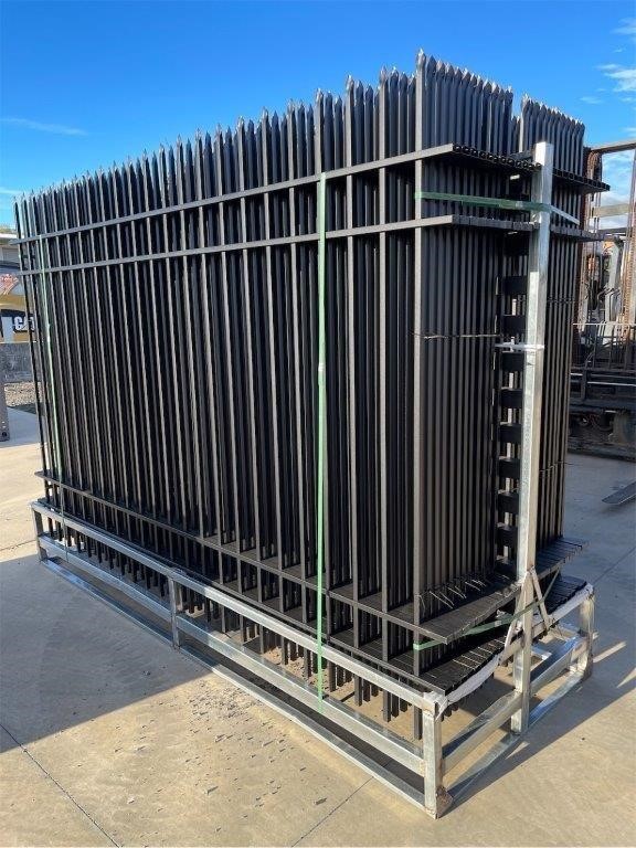 Quantity of 24 Wrought Iron Style Fence Panels(Unused)