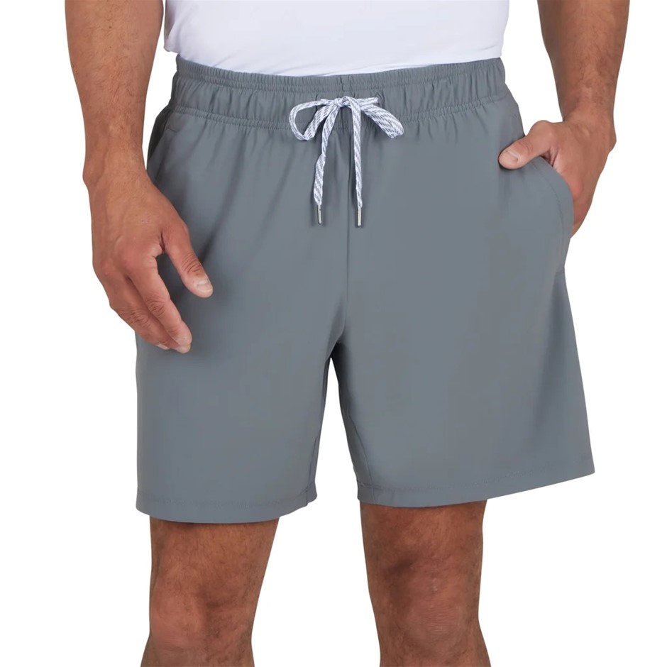 2 x REFLEX Men's Warp Shorts, Size XL, Grey.
