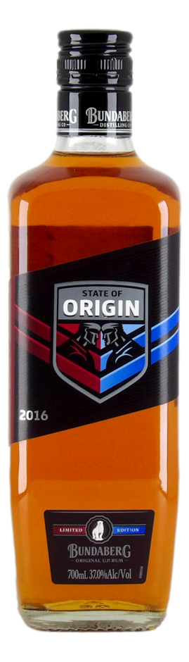 Bundaberg State Of Origin 2016 Rum (1x 700mL), QLD.