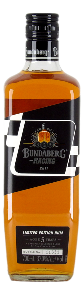 Bundaberg Racing 5 Year Old Limited Edition 2011 Rum (1x 700mL), QLD.
