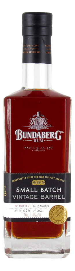 Bundaberg Master Distiller`s Small Batch Vintage Barrel (1x 700mL), QLD.