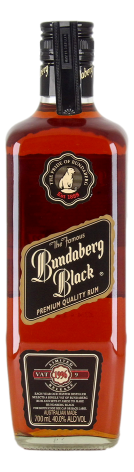 Bundaberg Black Limited Release Vat 9 1996 Rum (1x 700mL), QLD.