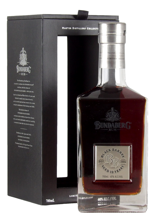 Bundaberg MDC 2004 Black Barrel Limited Release Aged 10 Years Rum (1x700mL)