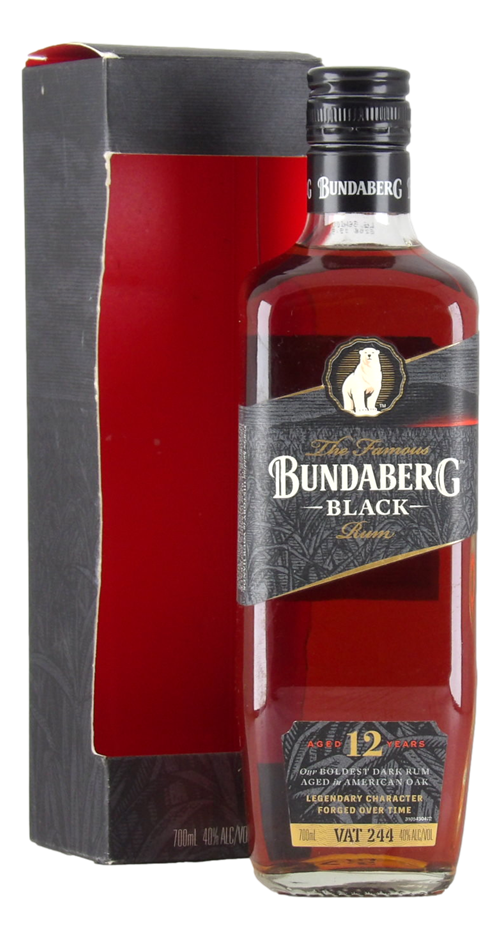 Bundaberg Black Vat 244 12 Year Old The Night Harvest Rum (1x 700mL) Qld