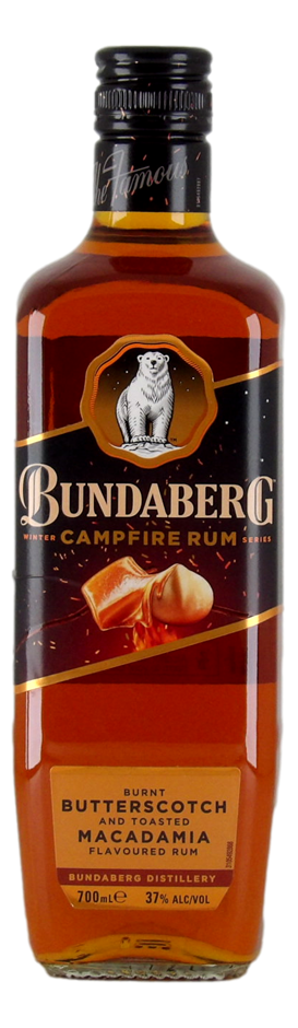 Bundaberg Campfire Burnt Butterscotch & Toasted Macadamia Rum (1x 700mL)Qld
