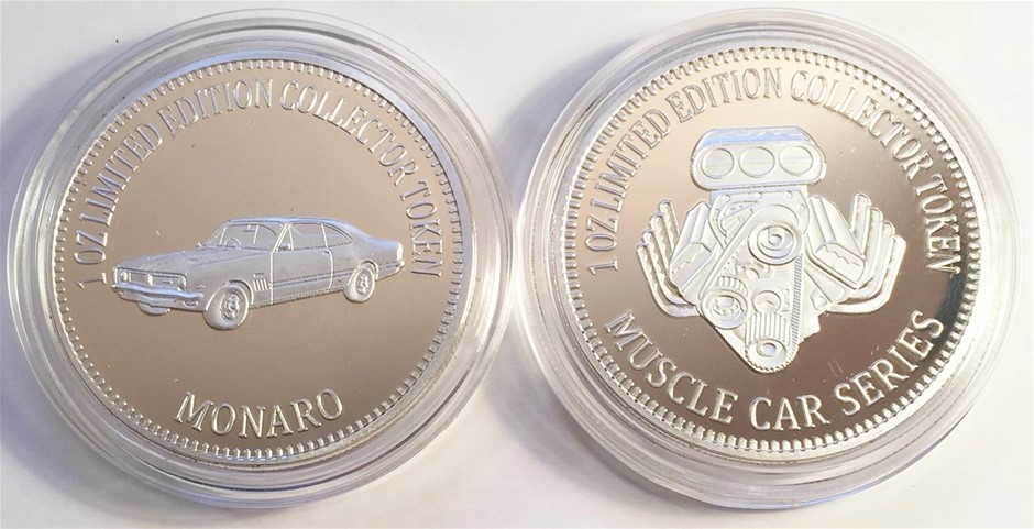 "HOLDEN MONARO" Muscle Car Series 1 0z HSE 999 Fine Silver Coin/token LTD