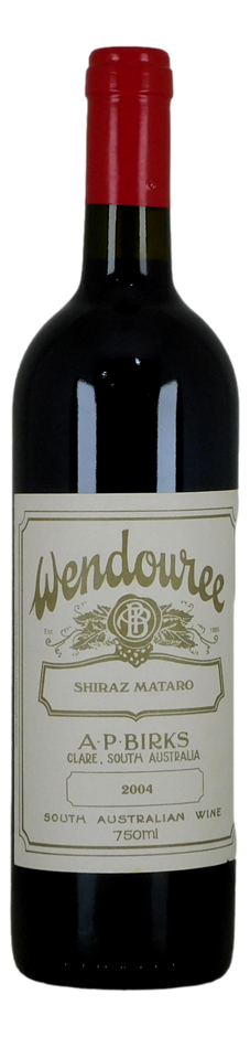 A.P Birks Wendowree Shiraz Mataro 2004 (1x 750mL), Clare Valley.