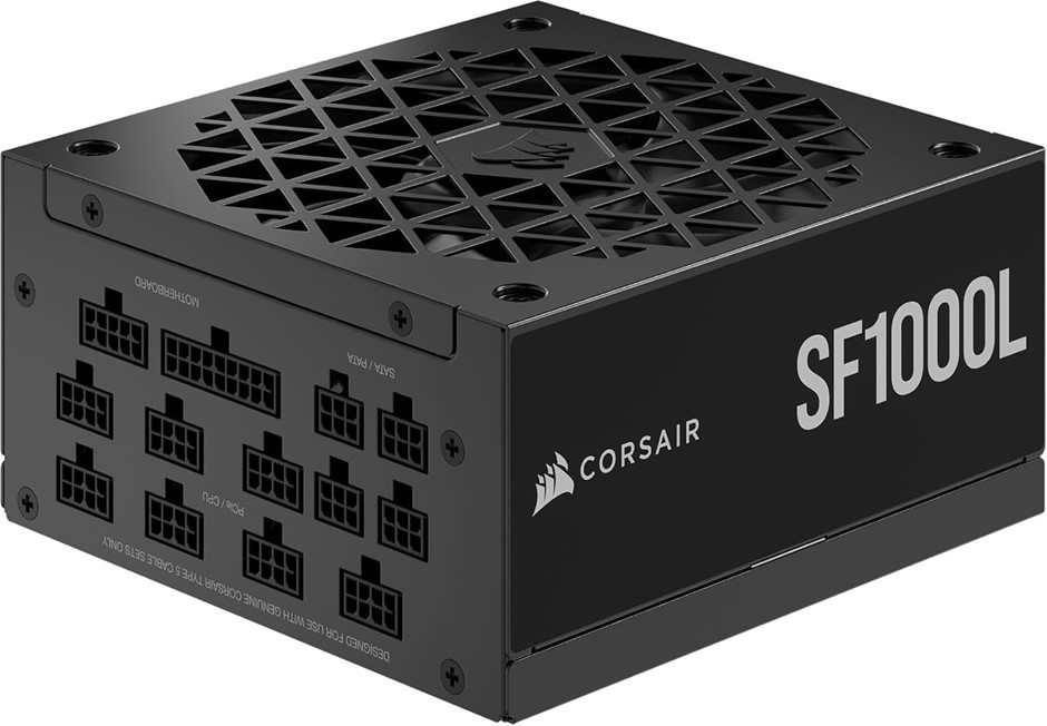 CORSAIR SF1000L Fully Modular Low-Noise SFX Power Supply - ATX 3.0 & PCIe 5