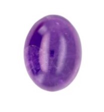 22.66 carats Purple Natural Amethyst Oval Shape certified