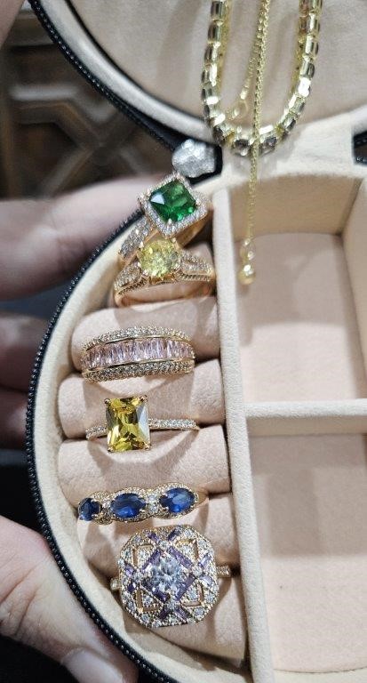 8PC Gold Filled Jewellery Bundle – Valued ($450 )