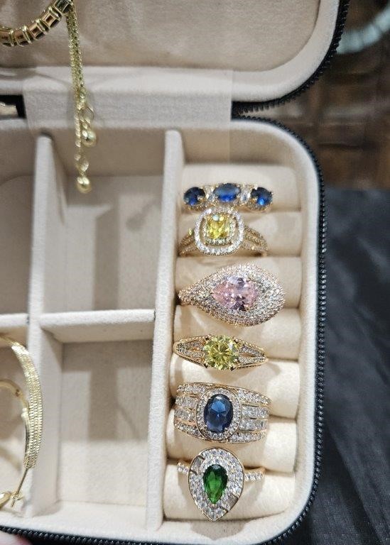 8PC Gold Filled Jewellery Bundle – Valued ($450 )