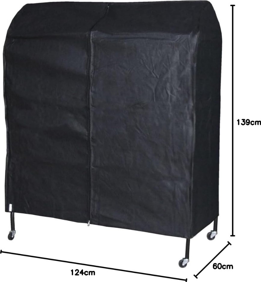 8 x HANGERWORLD Cover for Clothes Rack, 121 cm, Cover with Zip. N.B: Minor