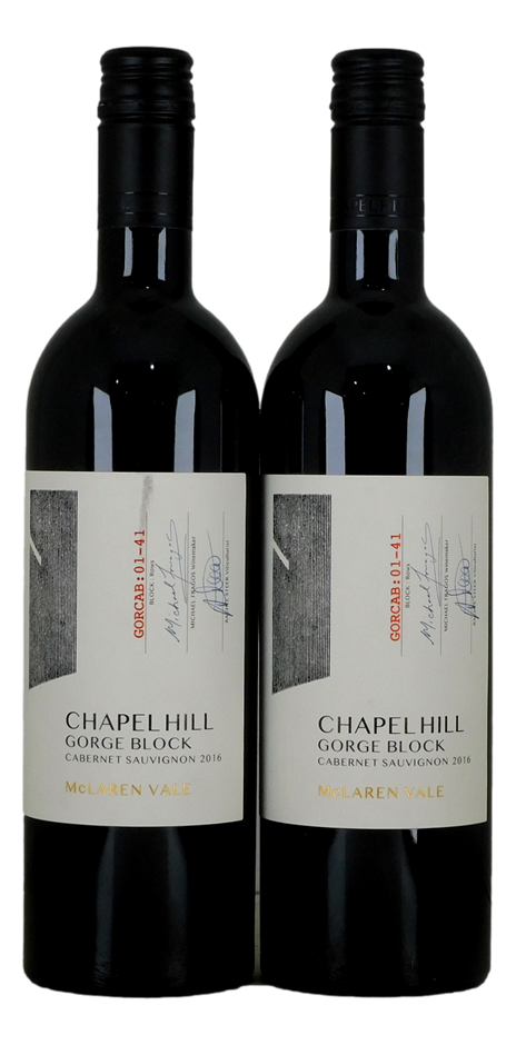 Chapel Hill Gorge Block Cabernet Sauvignon 2016 (2x 750mL), McLaren Vale.