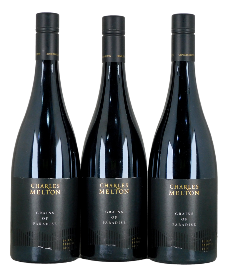 Charles Melton Grains of Paradise Shiraz 2017 (3x 750mL), Barossa Valley.