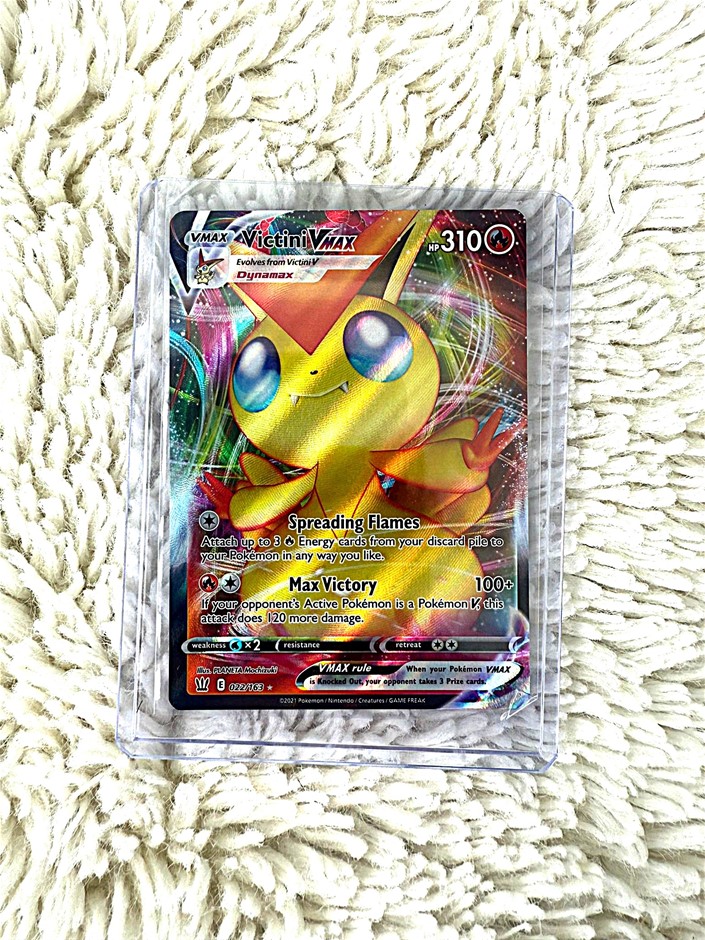 2021 Pokémon Victini VMAX 022/163 Battle Styles