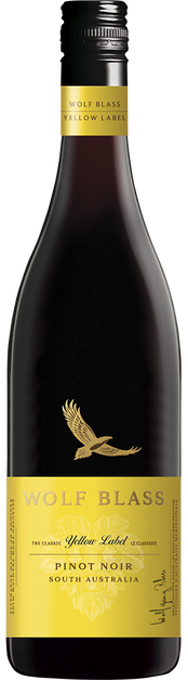 Wolf Blass Yellow Label Pinot Noir (6x 750mL). SA
