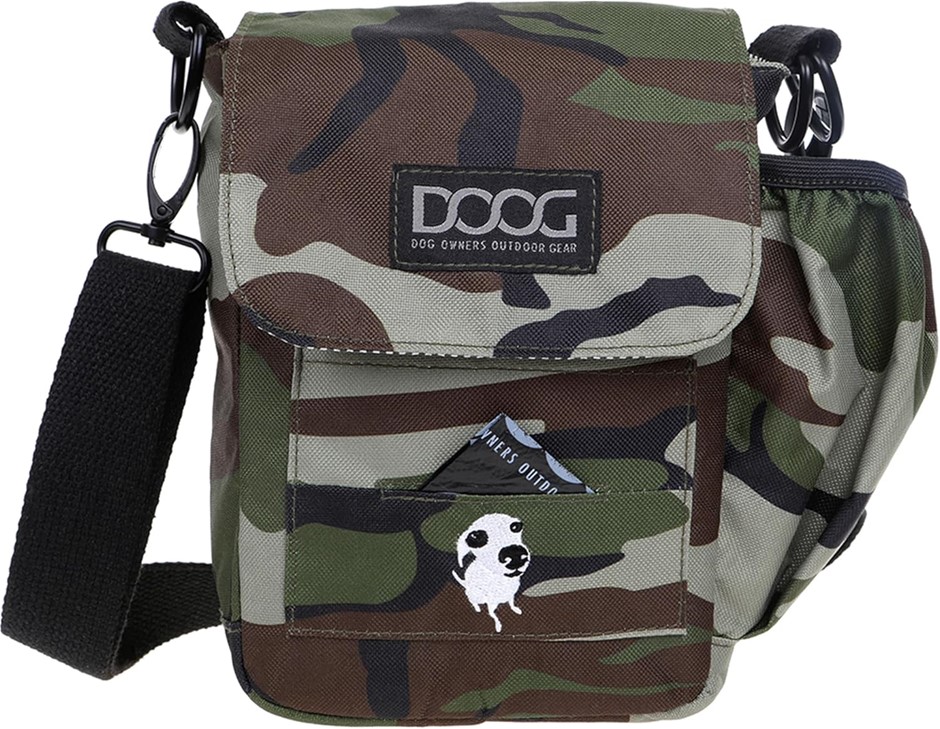 DOOG Large Shoulder Bag with Waterproof Lining, Waterbottle/Tennis Ball Hol