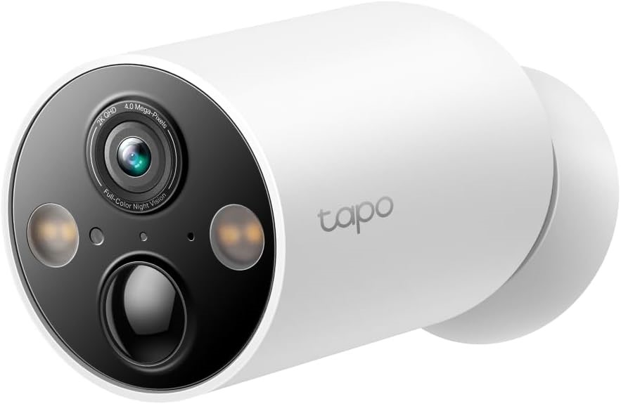 TP-LINK Tapo Smart Wire-Free Indoor/Outdoor Security Camera, Wireless, AI D