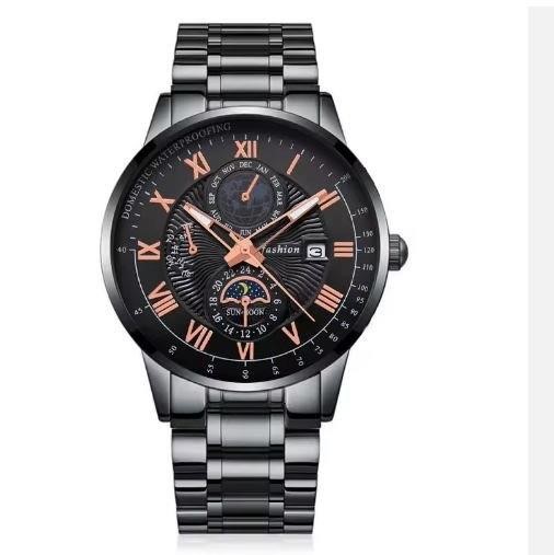 High Quality Simulated Diamond Men's Quartz Watch