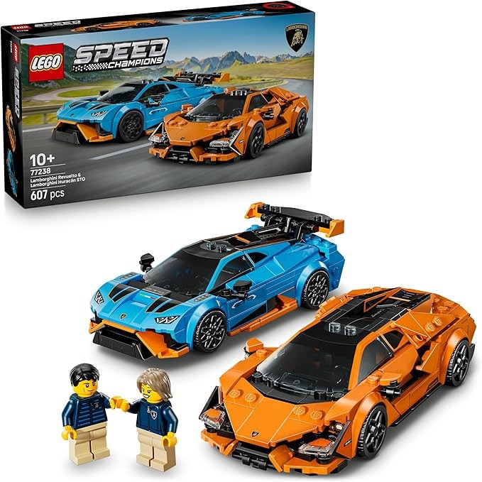 LEGO Speed Champions Lamborghini Revuelto & Huracán.
