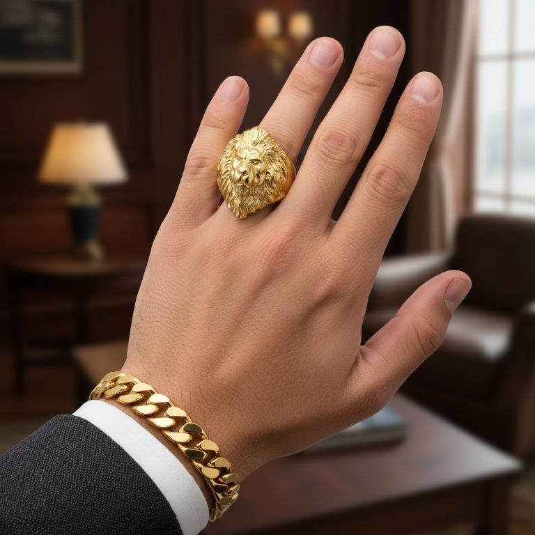 Italy Stamps 925 Silver Hip Hop Men's Ring (Stamps)-10 US