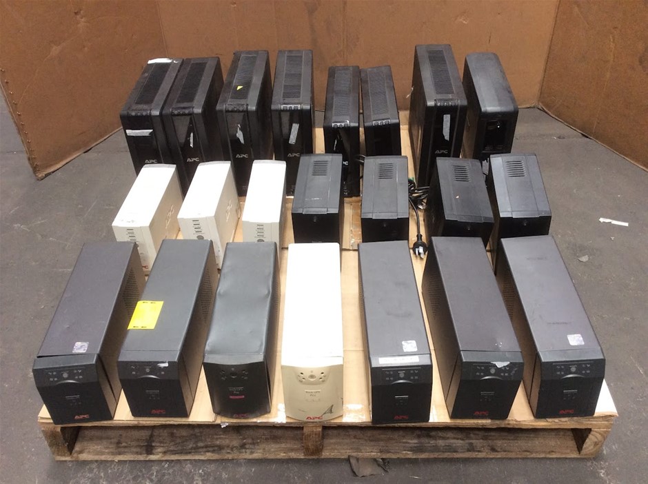 Mixed APC UPS Battery Backup Units Lot (Lot of 22)
