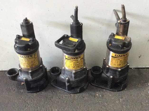 Davey D15VA-3 Sump Pump (Lot of 3)