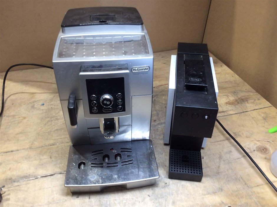 DeLonghi Automatic Coffee Machine + Expressi K-fee Capsule Coffee Machine