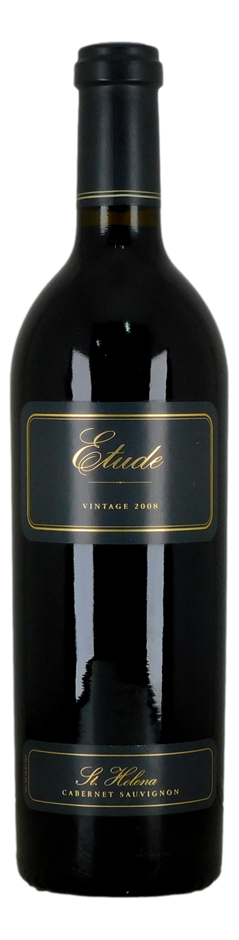 Etude Wines Cab Sav 2008 (1x 750mL), Napa Californa.