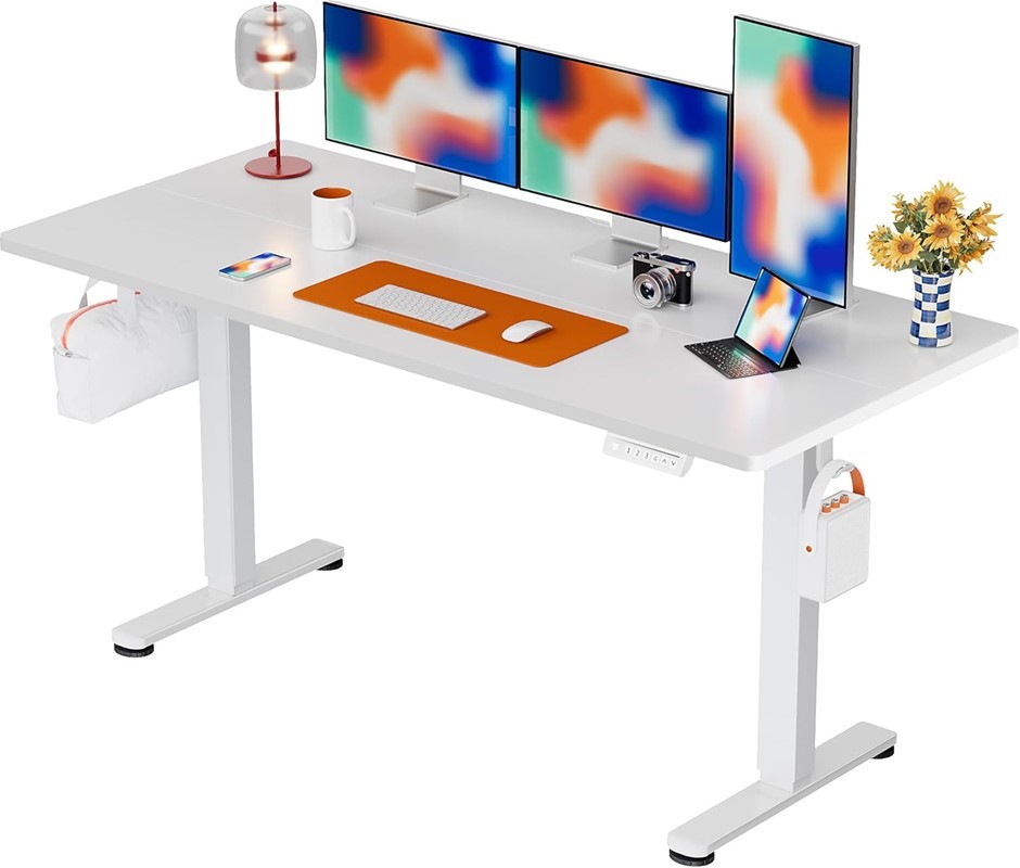 ERGEAR Electric Standing Desk, Height Adjustable Desk with 3 Memory Height