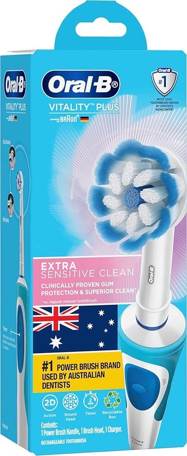 ORAL-B Vitality Extra Sensitive Clean Electric Toothbrush. NB: Minor Use &