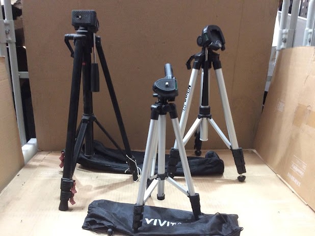 Nikon 90th Anniversary/Vivitar Mixed Brand Tripods (Lot of 3)