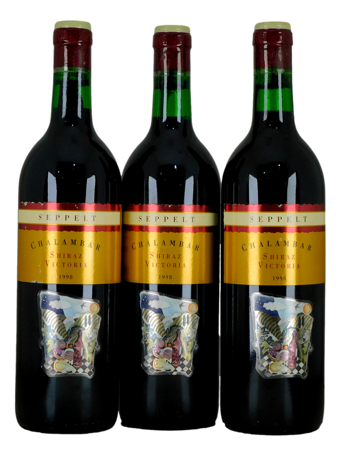 Seppelt Chalambar Shiraz Victoria 1998 (3x 750mL)