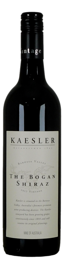 Kaesler Wines The Bogan Shiraz Shraz 2017 (1x 750mL), Barossa Valley.