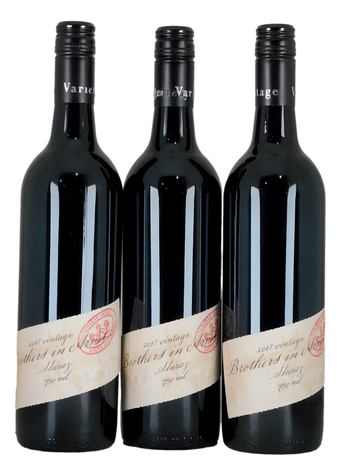 Langhorne Creek Variety Brothers in Arms Shiraz 2017 (3x 750mL) SA