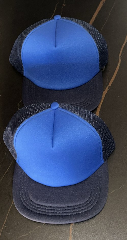 2x Trucker Caps (Blue)